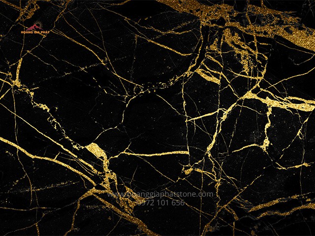 Đá Marble (Cẩm Thạch) Black and Gold