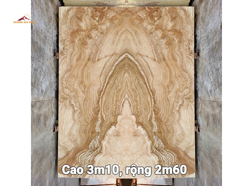 Tranh Đá xuyên sáng Onyx 080