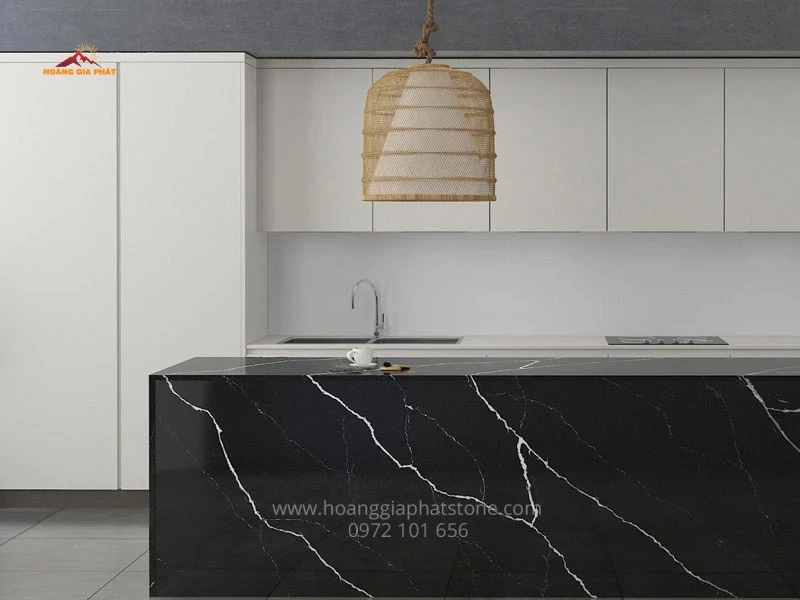 Đá Vicostone Nero Marquina BQ8740