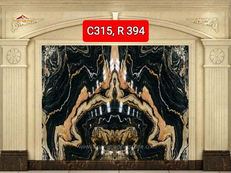 Tranh đá Granite đối xứng 021