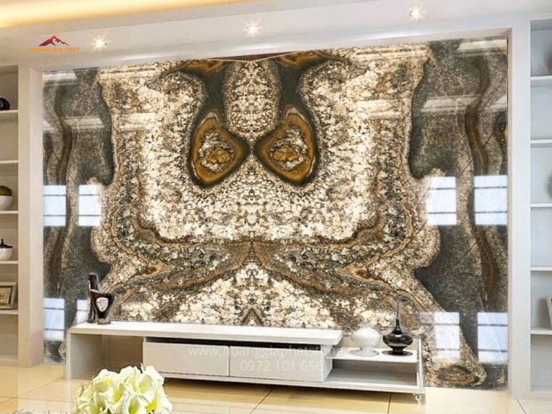 Tranh đá Granite đối xứng 032