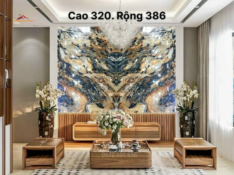 Tranh đá Granite đối xứng 055