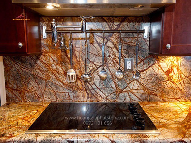 Đá Forest Marble Ốp Bếp