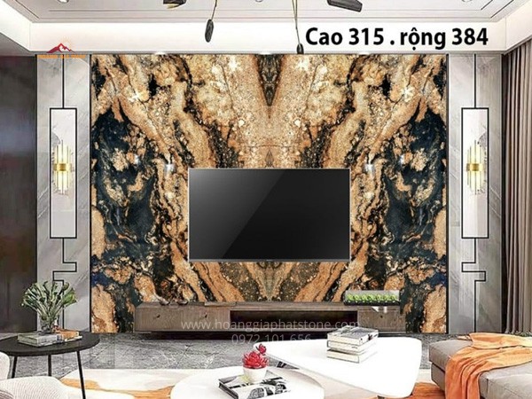 Tranh đá Granite đối xứng 009