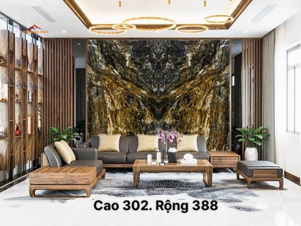 Tranh đá Granite đối xứng 007