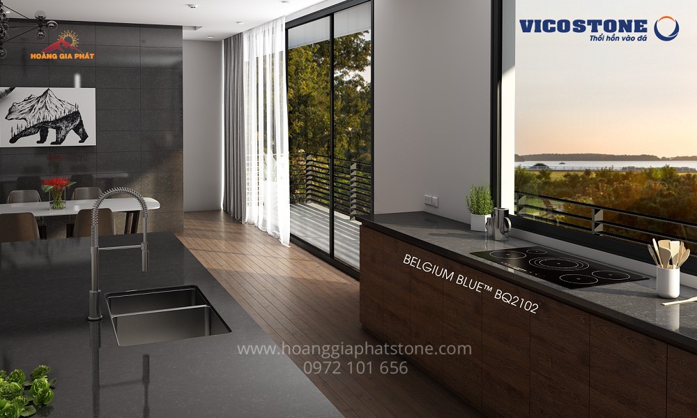 Đá Vicostone  Belgium Blue BQ2102