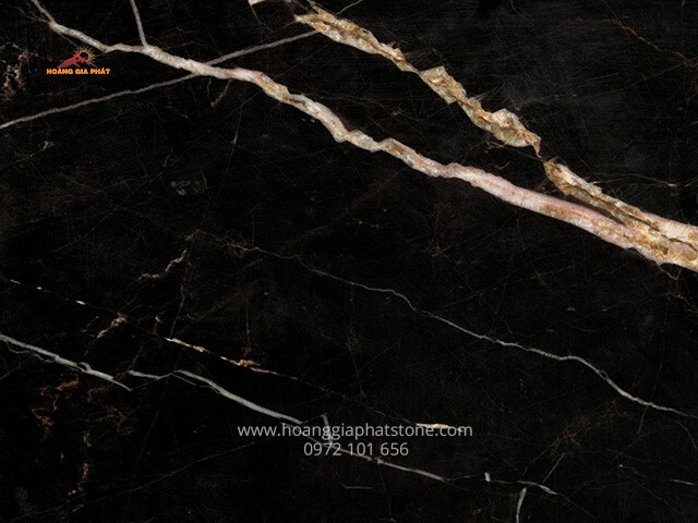 Đá Marble - Laurent Black And Gold