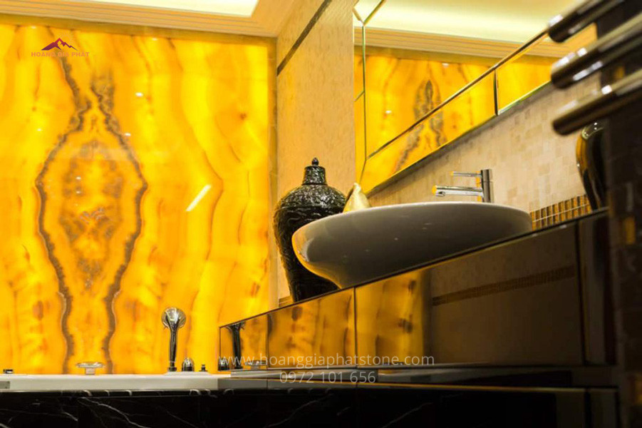 Đá xuyên sáng - Onyx Honey