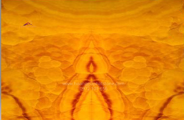 Đá xuyên sáng - onyx vân vàng