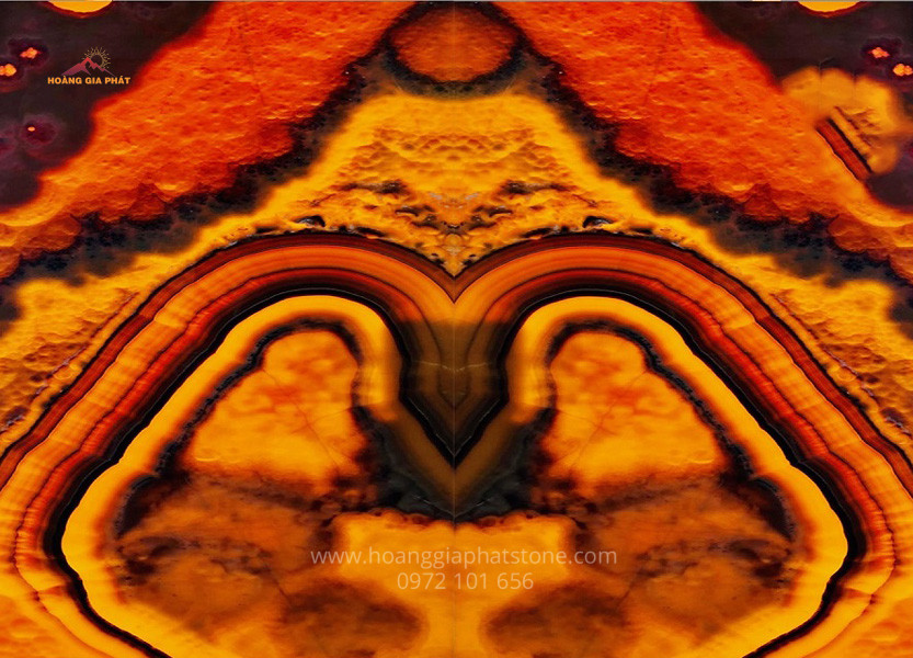 Đá xuyên sáng - onyx vàng ong