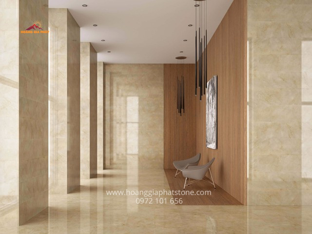 Đá Marble - Crema Marfil