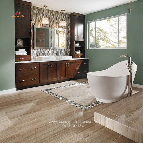 Đá Marble - Vân Gỗ Thẳng