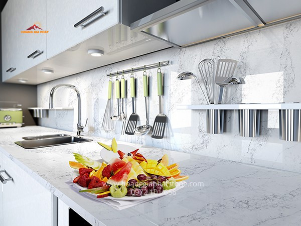 Đá Caslaquartz C4145 - Tạo dựng không gian sống hiện đại và tinh tế