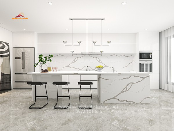 Đá Caslaquartz C4204 - Chất liệu bền vững cho các công trình lâu dài