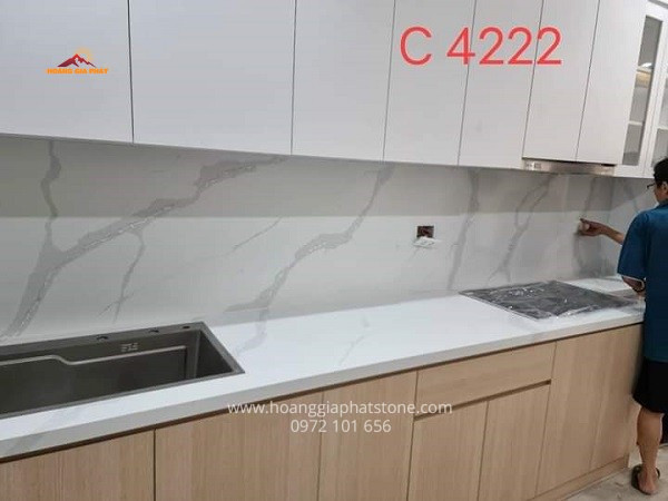 Đá Caslaquartz C4222 - sự lựa chọn lý tưởng cho các công trình hiện đại