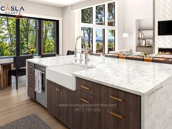 Đá Caslaquartz C3146 -  Lựa chọn hoàn hảo cho không gian sống đẳng cấp
