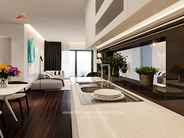 Đá Caslaquartz C1026 - Tạo không gian sống đẳng cấp và sang trọng