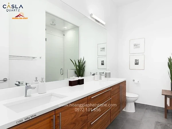 Đá Caslaquartz C1005 - Chất liệu lý tưởng cho thiết kế nội thất cao cấp