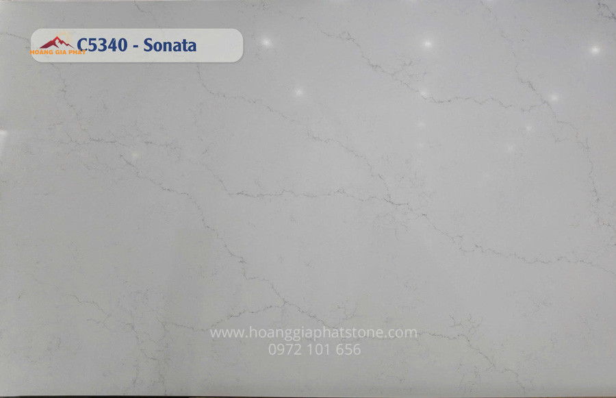 Đá Caslaquartz C5340 -  Chất liệu đá tuyệt vời cho những công trình bền đẹp