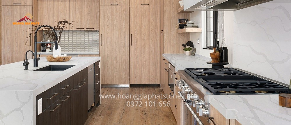 Vinaquartz VQ8068W - Bền bỉ và đẹp mắt trong mọi không gian