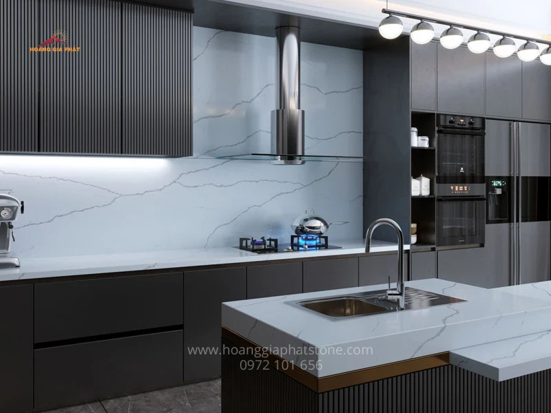 Vicostone BQ8915 - Lựa Chọn Hoàn Hảo Cho Bàn Bếp Sang Trọng