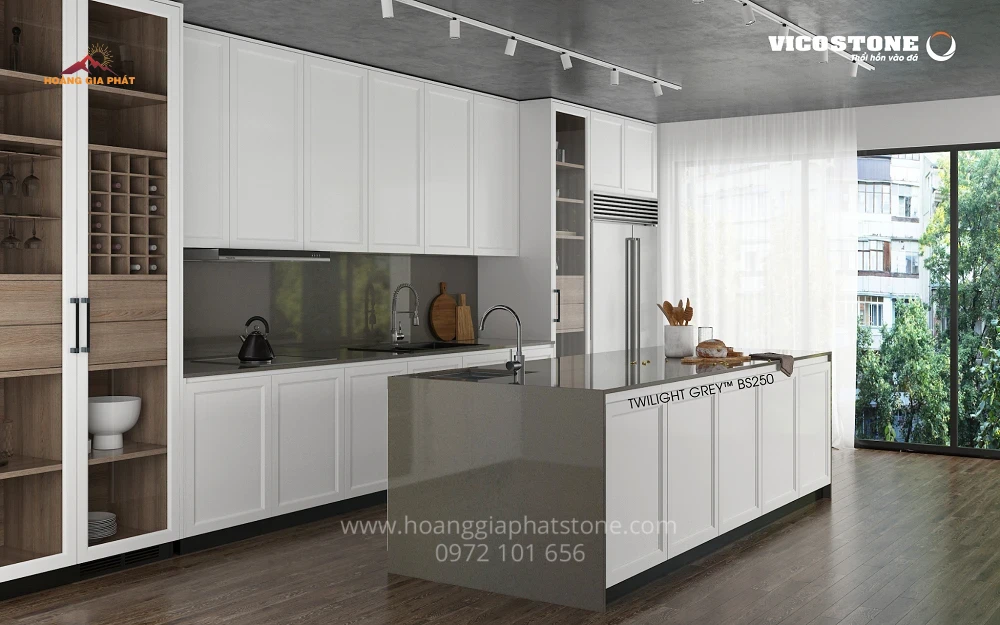 Đá Vicostone BQ250 - Bền Đẹp, Sang Trọng Cho Mặt Bàn Bếp