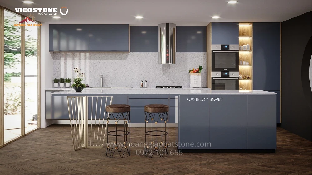 Đá Vicostone BQ982 -  Tạo Dựng Không Gian Bếp Bền Vững Và Đẹp Mắt