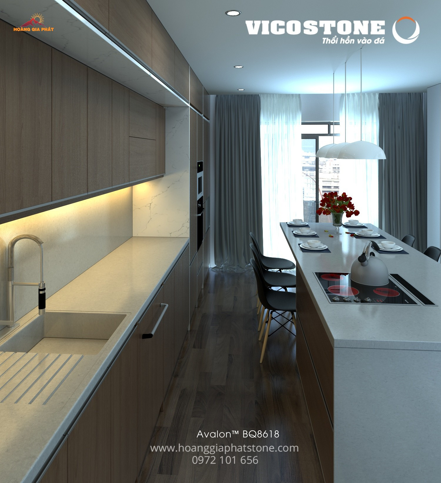 Đá Vicostone  BQ8618 - Khám Phá Tính Năng Đặc Biệt