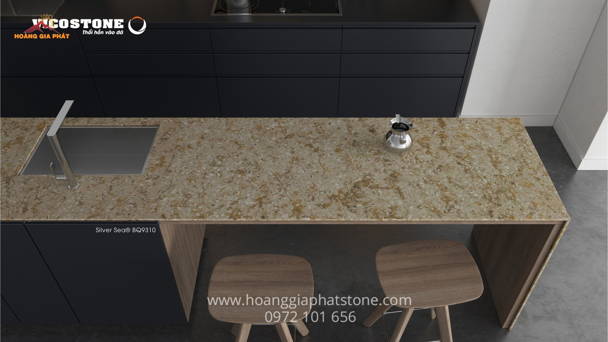 Vicostone  BQ9310 - Tạo Nên Bàn Bếp Lý Tưởng Cho Không Gian Sống Của Bạn