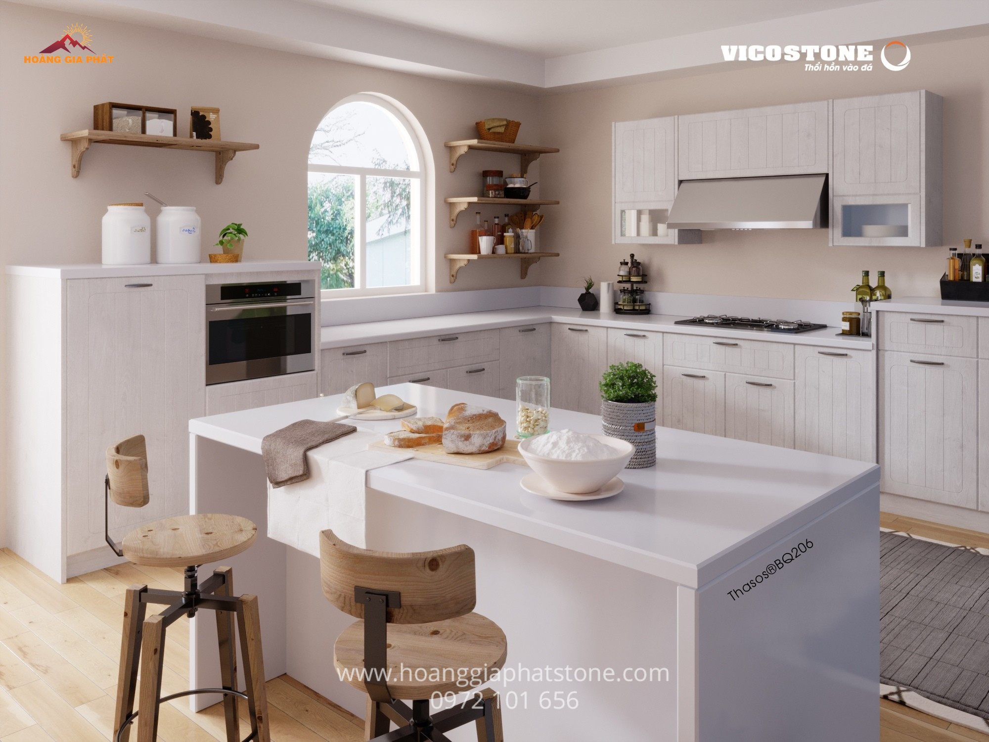 Đá Vicostone BQ206 - Lựa Chọn Hoàn Hảo Cho Nội Thất Bếp Đẳng Cấp