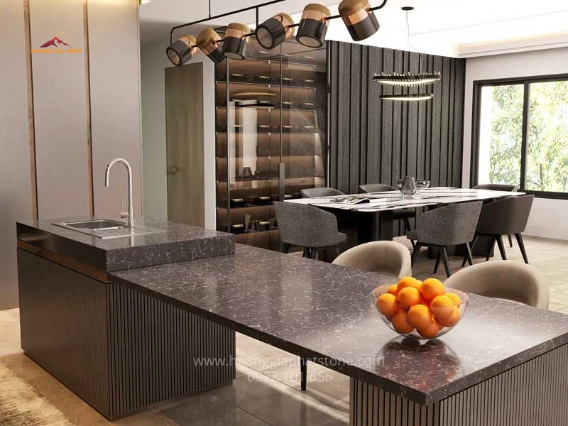 Đá Vicostone BQ8614 - Lý Tưởng Cho Công Trình Bếp Đẳng Cấp