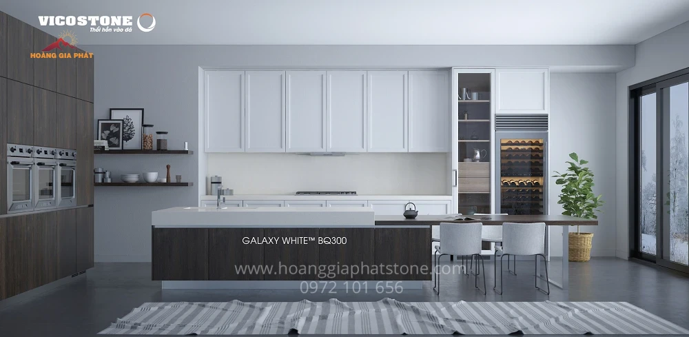 Đá Vicostone BQ300 - Đảm Bảo Chất Lượng Và Độ Bền Cho Bàn Bếp