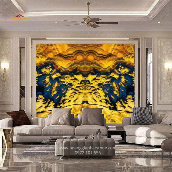 Đá xuyên sáng 0nyx ngũ sắc