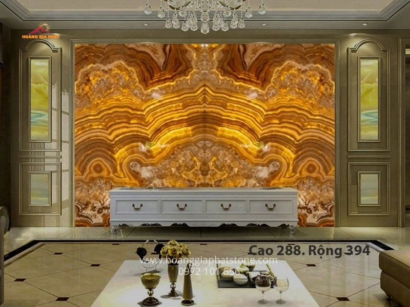 Tranh Đá xuyên sáng Onyx 209
