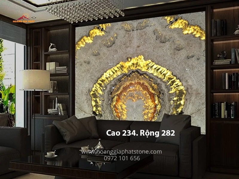 Tranh Đá xuyên sáng Onyx 220