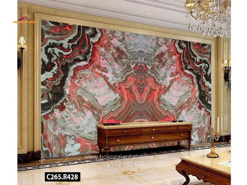 Tranh Đá xuyên sáng Onyx 225