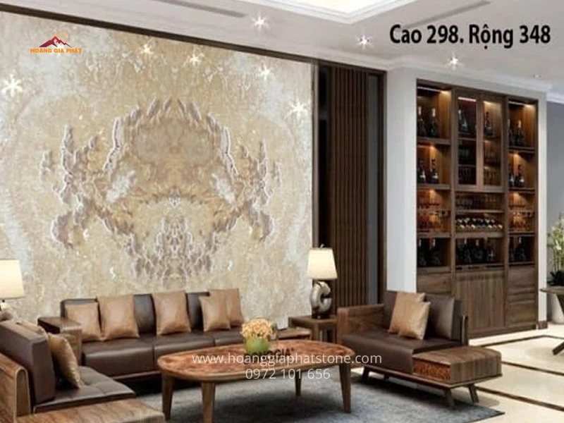 Tranh Đá xuyên sáng Onyx 234
