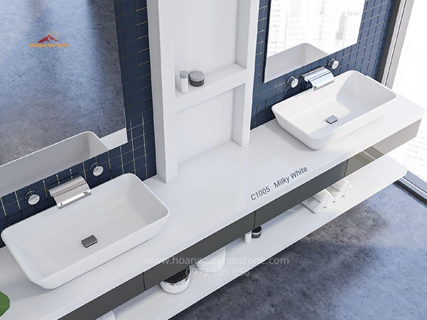 Đá Caslaquartz C1005 - Chất liệu lý tưởng cho thiết kế nội thất cao cấp