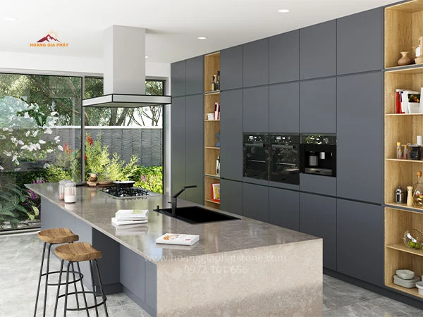 Đá Caslaquartz C2262 - Mặt đá lý tưởng cho những công trình thời thượng