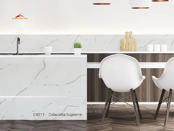 Đá Caslaquartz C4211 - Sự lựa chọn hoàn hảo cho không gian sống cao cấp