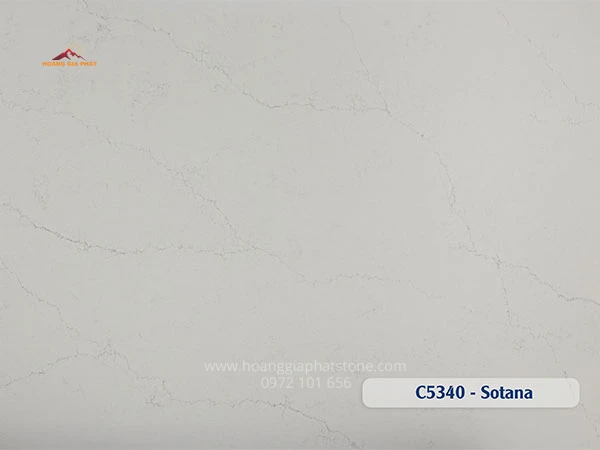Đá Caslaquartz C5340 -  Chất liệu đá tuyệt vời cho những công trình bền đẹp