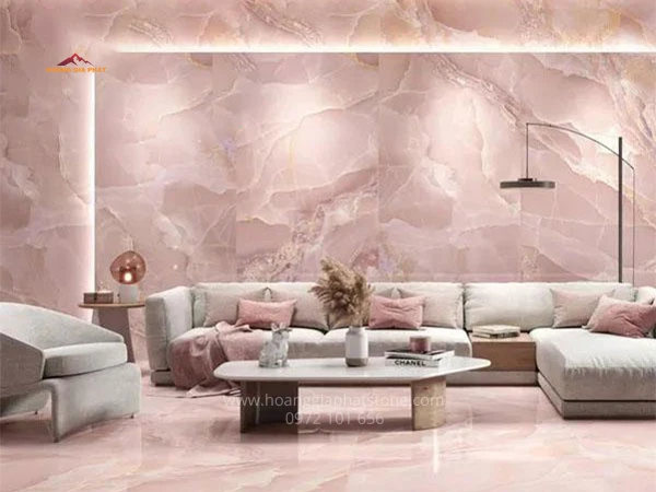 Tranh Đá Xuyên Sáng - Pink onyx